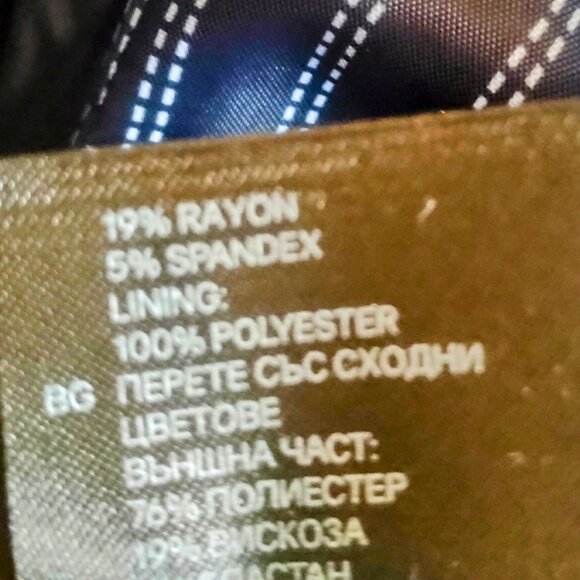 H&M Navy blue blazer jacket - Picture 6 of 6